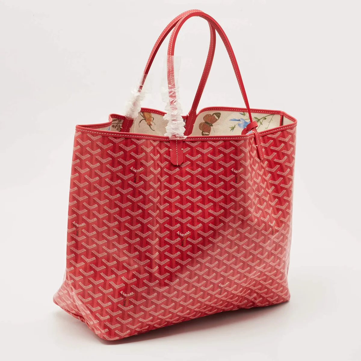Goyard Goyard handbag (e.g. Saint Louis, St Louis, Goyardine canvas totes) front view - how to spot a fake Goyard bag
