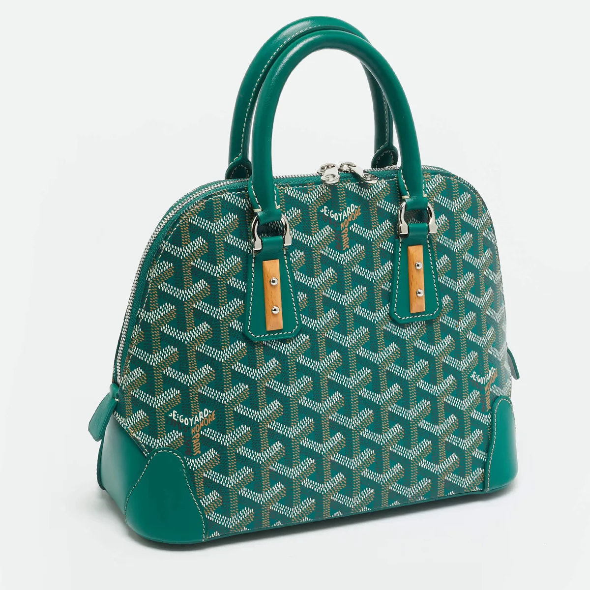 Goyard Goyard handbag (e.g. Saint Louis, St Louis, Goyardine canvas totes) side view - how to spot a fake Goyard bag