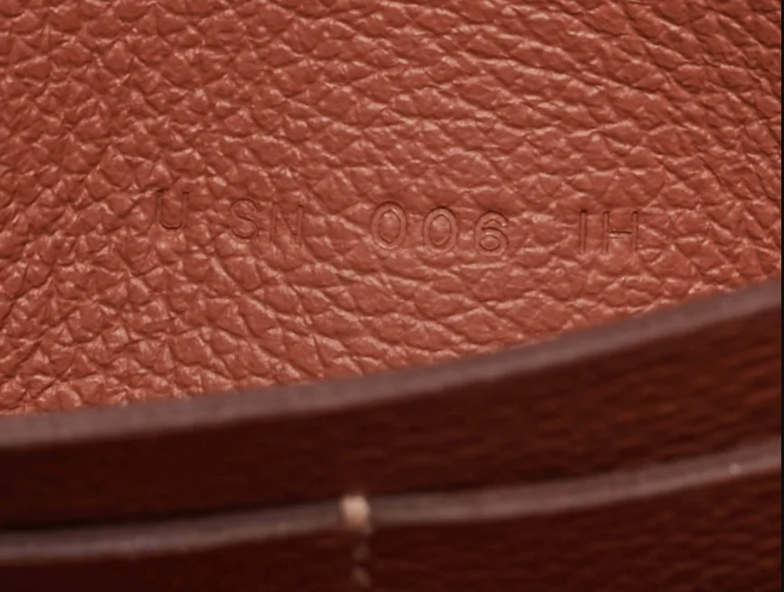 Hermès Date Codes / Blind Stamps detail