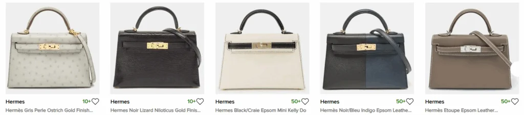 Hermès Date Codes / Blind Stamps front view
