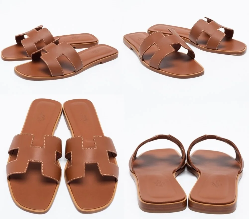 Hermes Oran Sandals side view