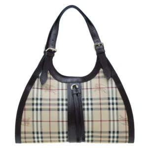 Burberry Burberry handbag front view - how to spot a fake Burberry bag