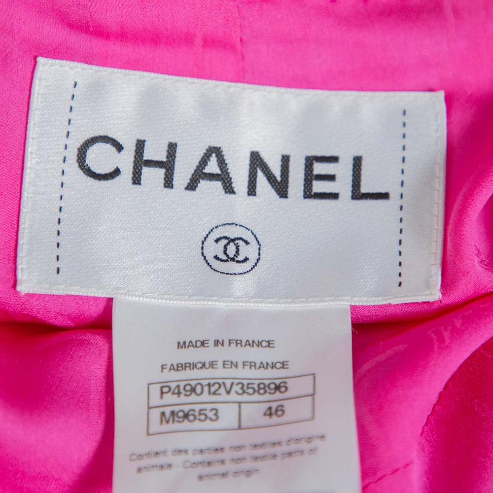 Chanel Chanel Tweed Jacket side view - how to spot a fake chanel tweed jacket