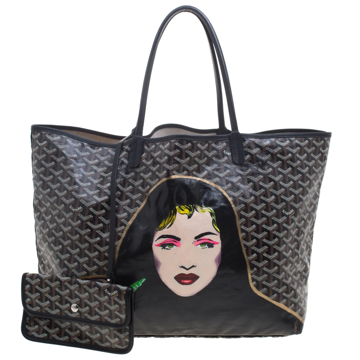 Goyard Goyard handbags (e.g. St. Louis, Saigon) side view - how to spot a fake Goyard bag