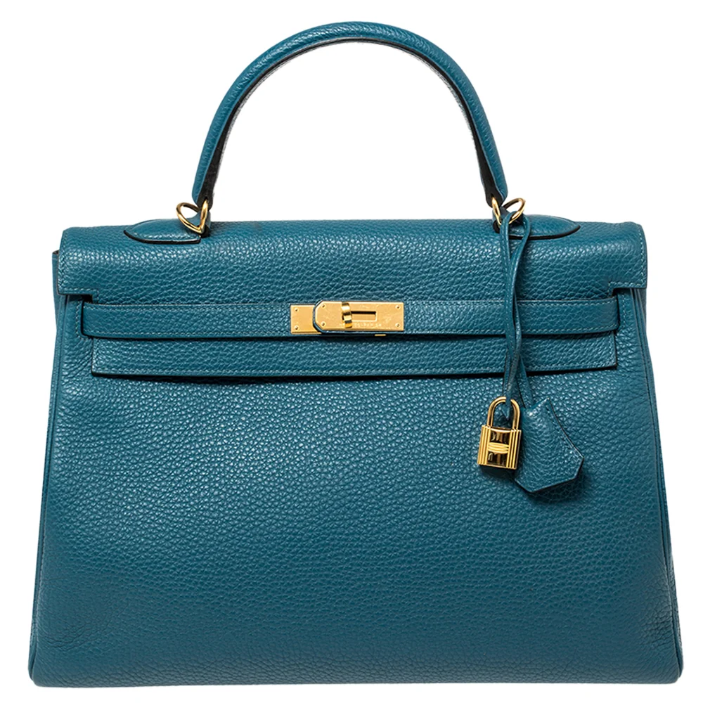 Hermès side view - how to spot a fake Hermès bag