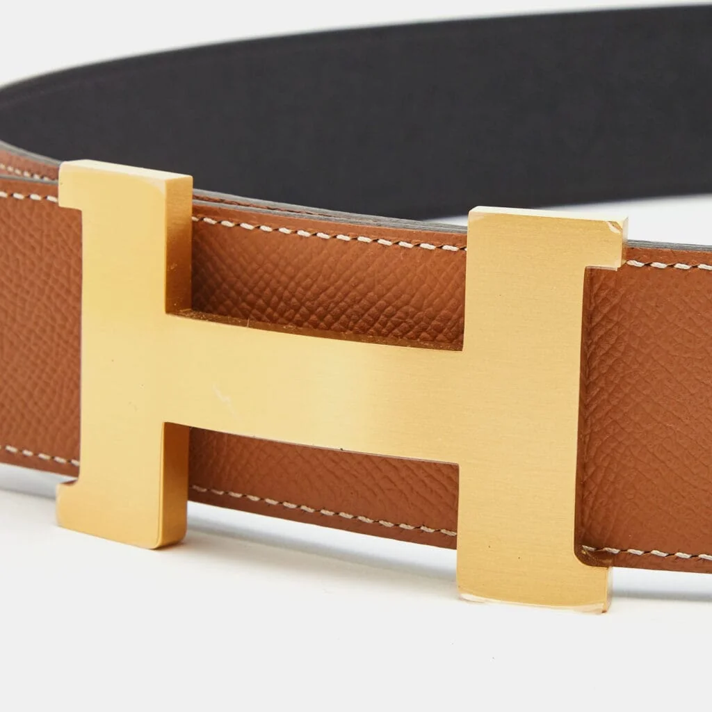 Hermès Hermès H belt detail - fake Hermès belt