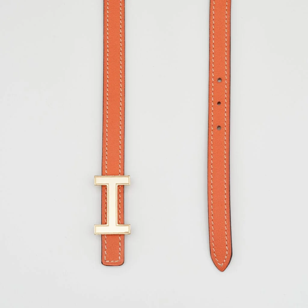 Hermès Hermès H belt side view - fake Hermès belt