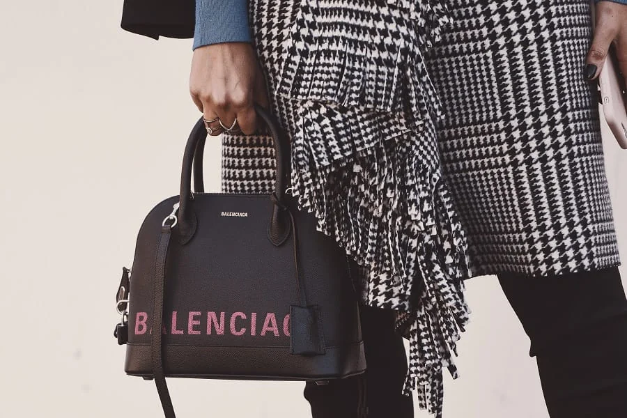 Balenciaga Ville Top Handle Bag side view - Balenciaga Ville bag
