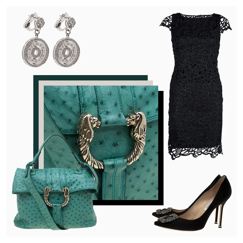Bvlgari Leoni Shoulder Bag side view