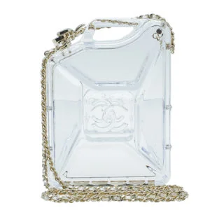 Chanel Dubai By Night Gas Can Minaudiere Evening Bag (Jerry Can Bag) front view - Chanel Gas Can bag