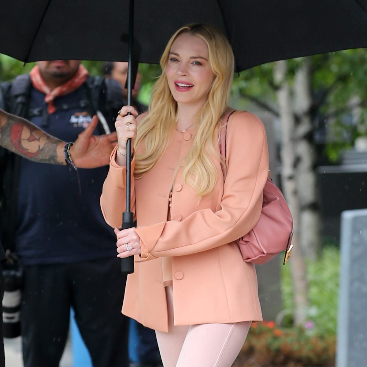 Lindsay Lohan Fendi Mamma Baguette Medium bag