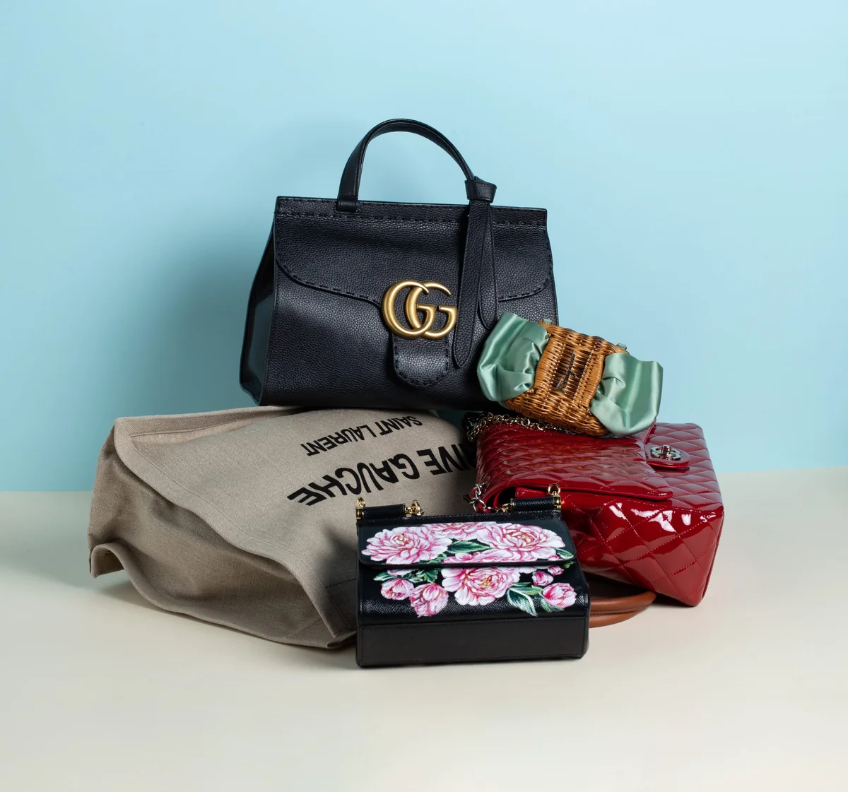 designer handbag quiz front view