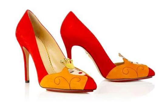 Designer heels detail - designer heels inspired by fairytales