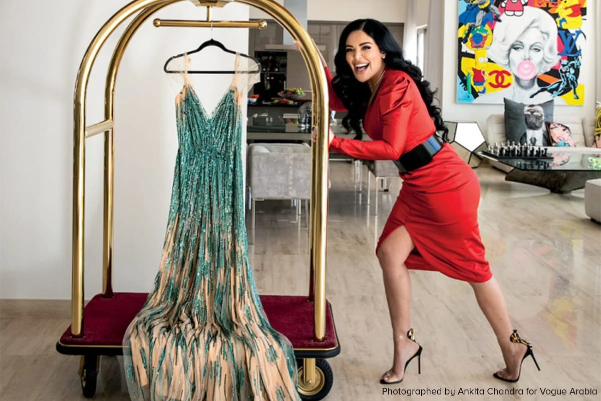 Mona Kattan closet front view