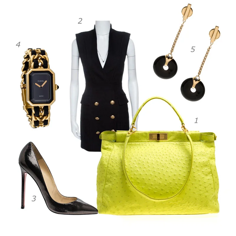 Fendi Peekaboo Bag side view