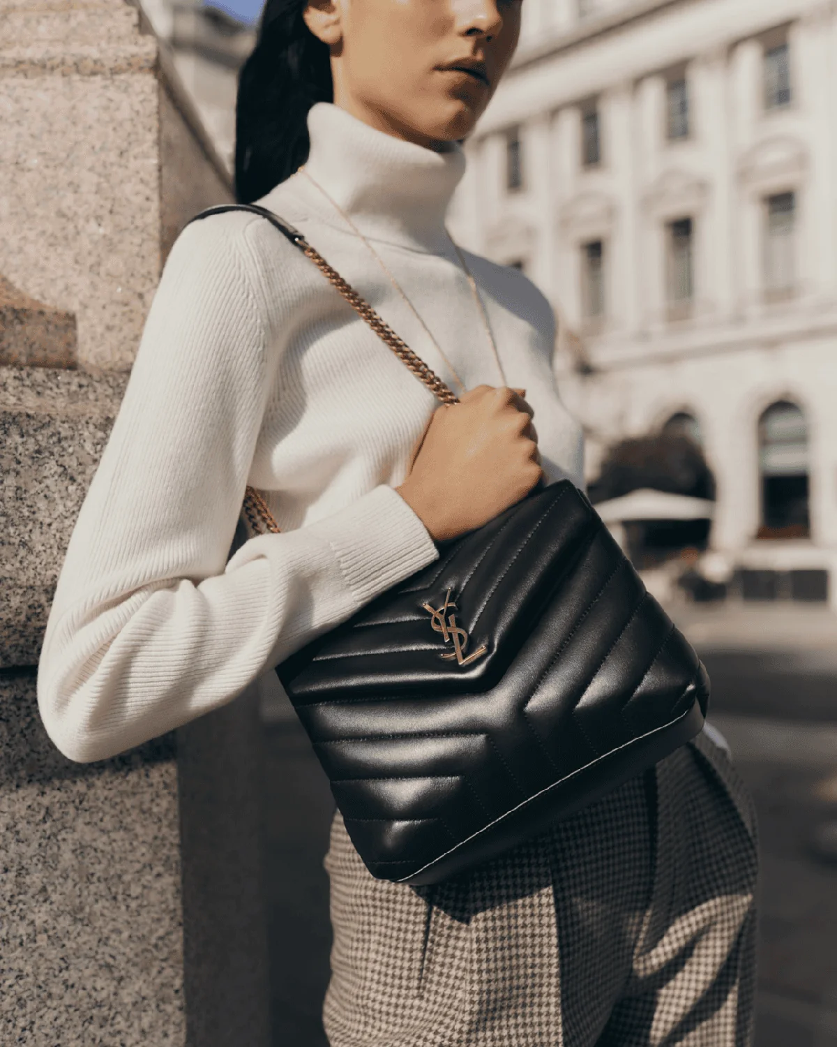 Saint Laurent Loulou Bag front view