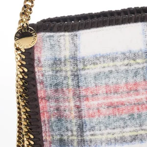 Stella McCartney Falabella Tartan Cross-Body Bag detail