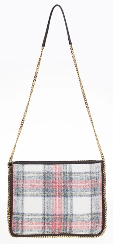Stella McCartney Falabella Tartan Cross-Body Bag front view
