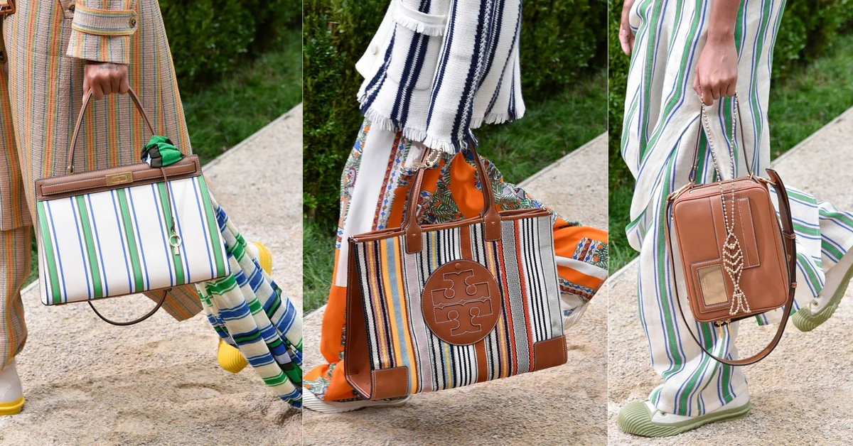 Tory Burch handbags side view