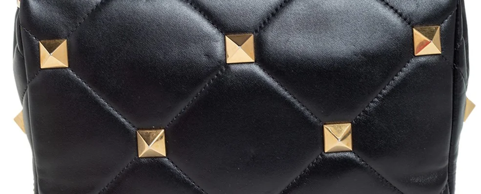 Valentino Roman Stud Shoulder Bag front view