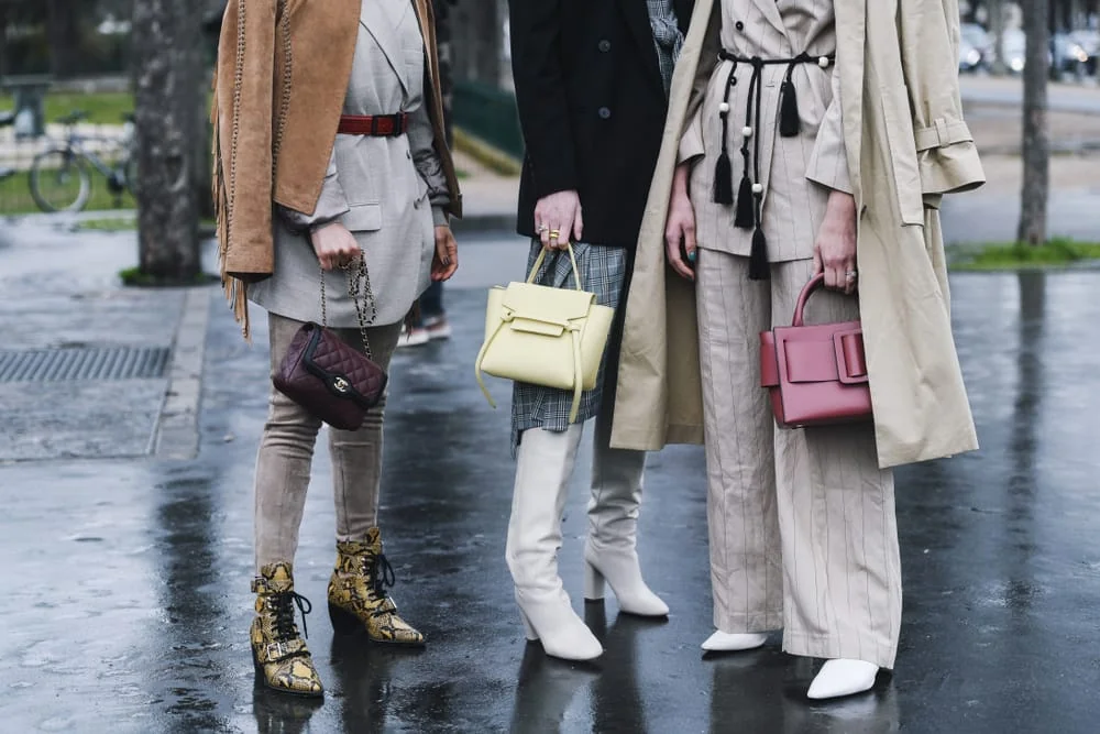 designer handbag trends front view