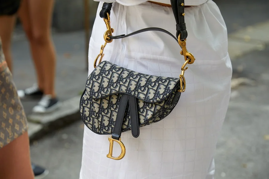 Dior Dior handbags (Lady Dior, Saddle, Book Tote, and other classics) side view - best Dior handbags to invest in