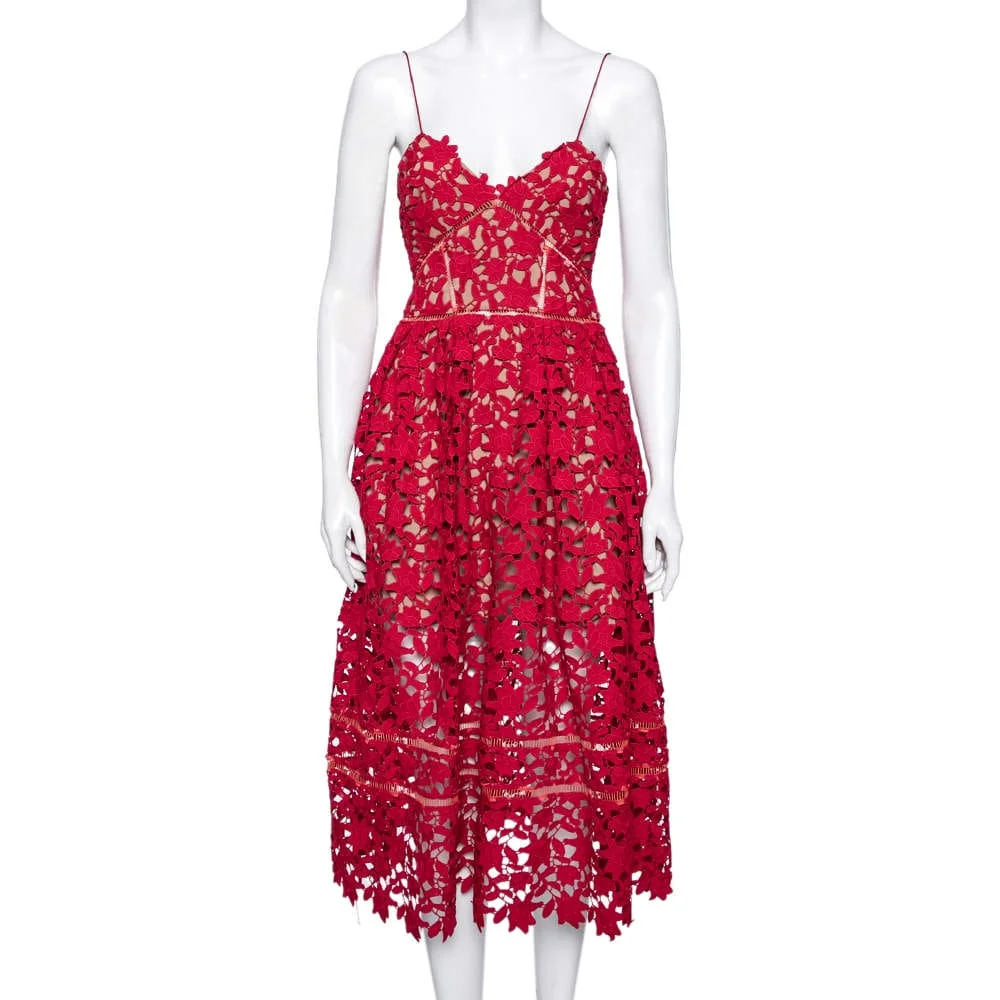 Self-Portrait dresses side view