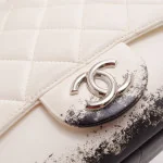 Chanel Blizzard Jumbo Flap Bag front view - Chanel Blizzard Flap bag