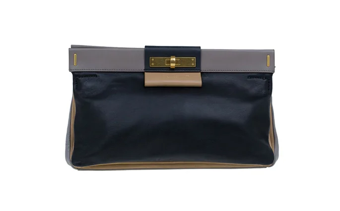 Clutch bag front view - daytime clutch bag
