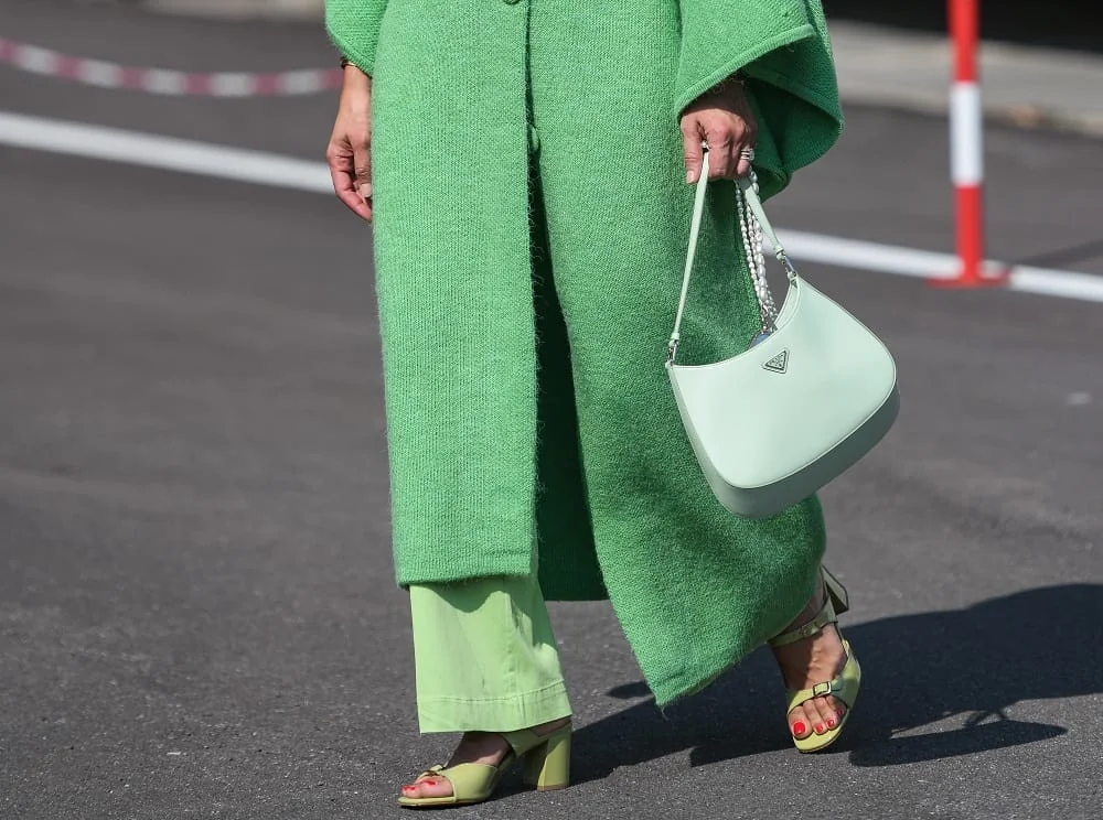 Louis Vuitton, Gucci, Fendi, Balenciaga, Bottega Veneta Half-moon / crescent shoulder bags detail - half-moon bag