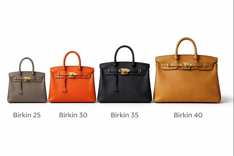 Hermès Birkin detail - Hermès Birkin size guide