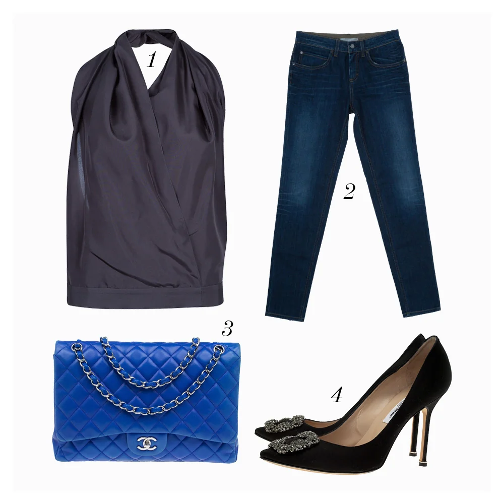 how to style a grey outfit front view