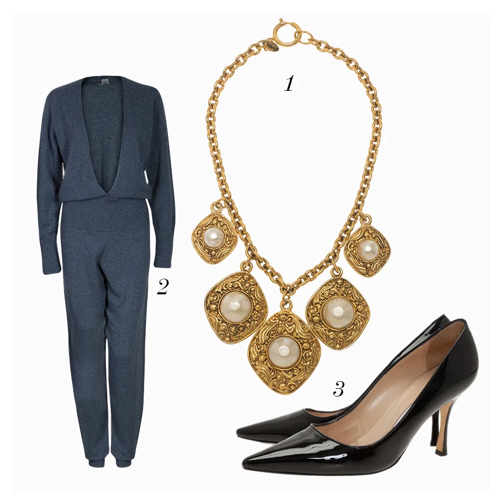 how to style a grey outfit side view
