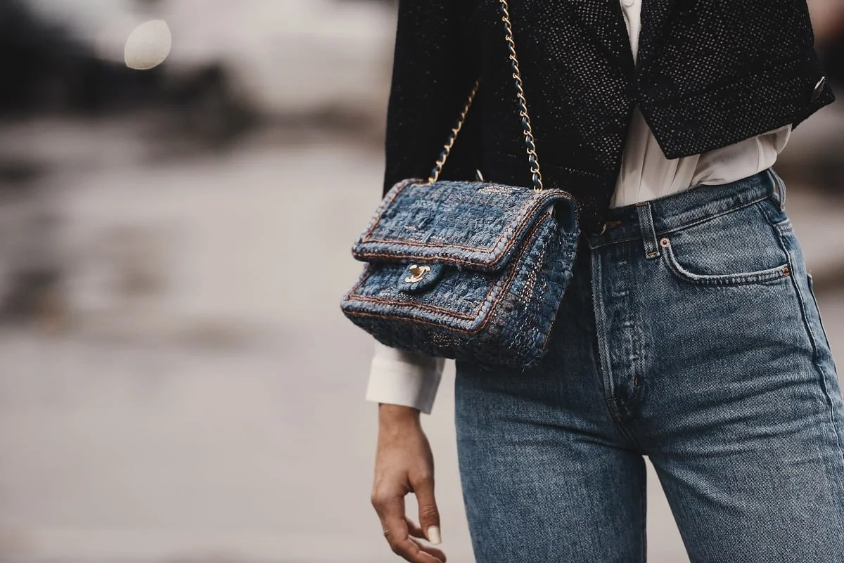 Chanel Chanel Classic Flap Bag front view - how to style Chanel Classic Flap bag