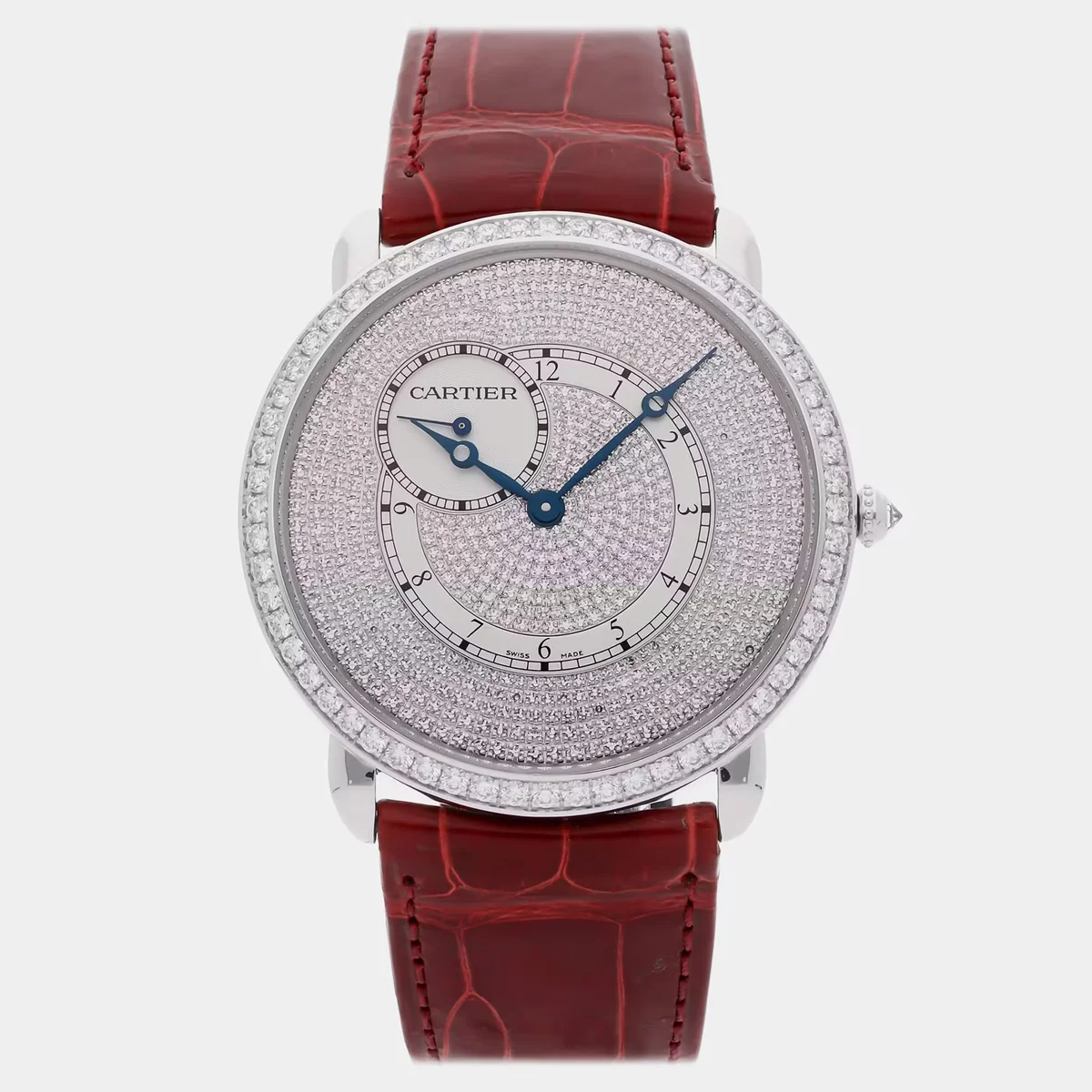 Cartier front view - iconic Cartier watches