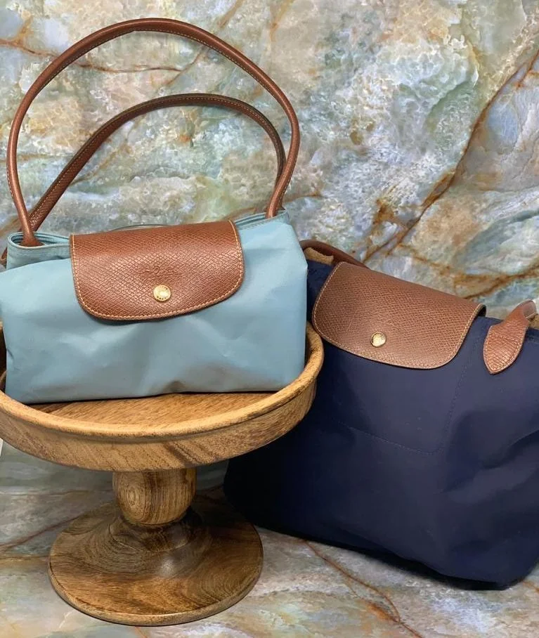 Longchamp Le Pliage bag detail