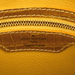 Louis Vuitton Crocodile Lockit PM detail