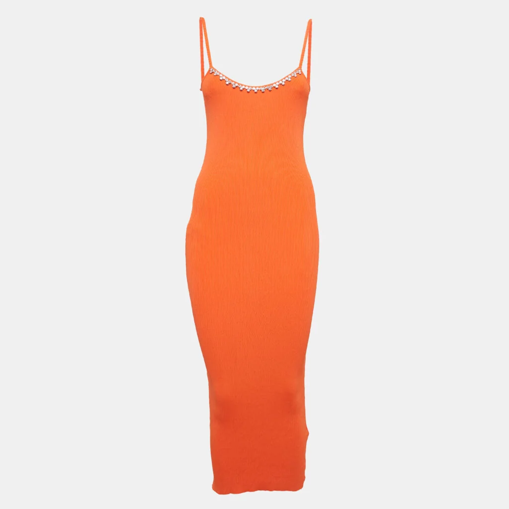 Chrome Hearts Orange designer clothing and accessories front view - Marty Supreme Orange trend