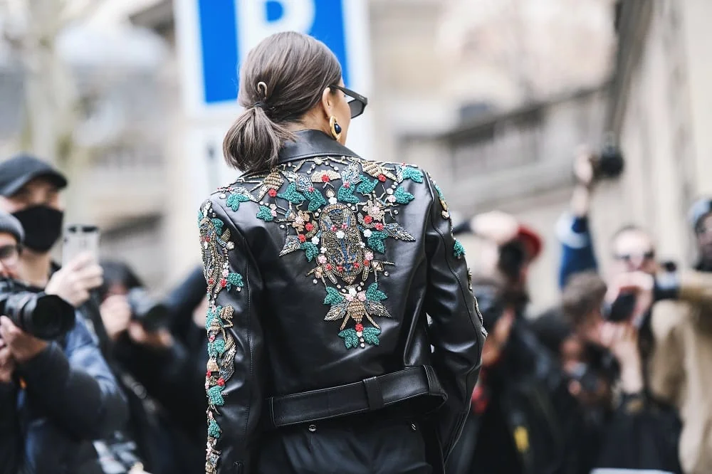 how to store designer clothing side view