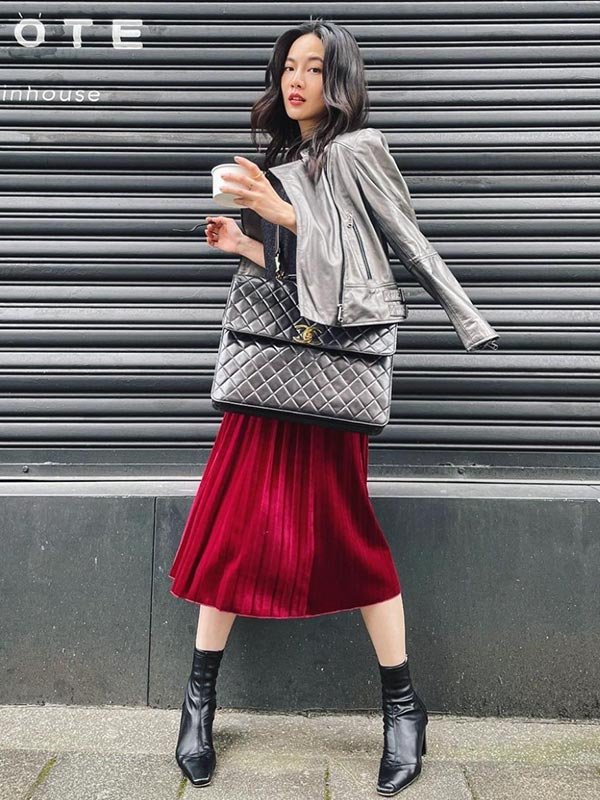 Taiwanese actress Joanne Tseng&rsquo;s Chanel Vintage bag