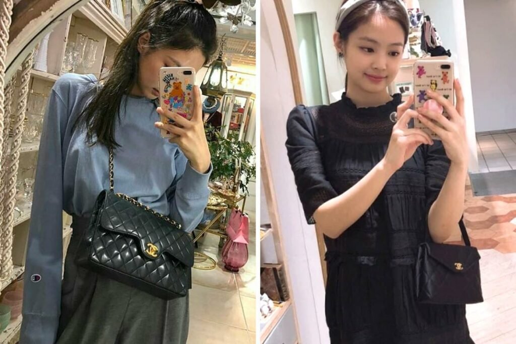 Blackpink Jennie with Chanel Bags
