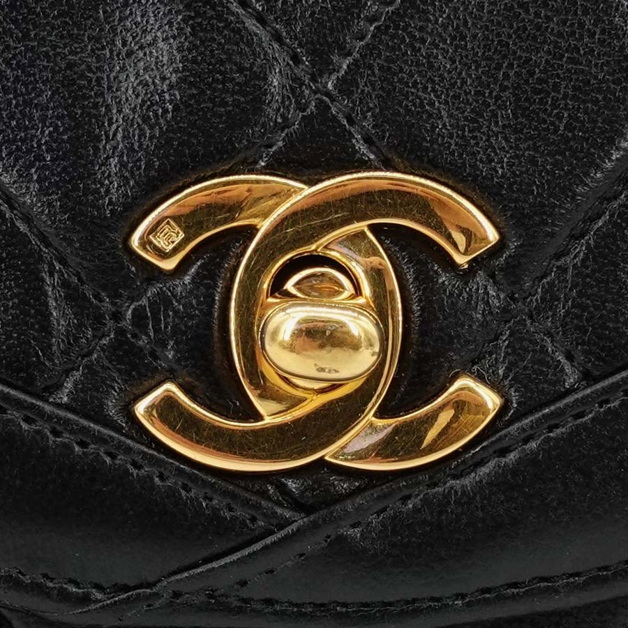 Chanel Vintage CC Lock Gold Stamp
