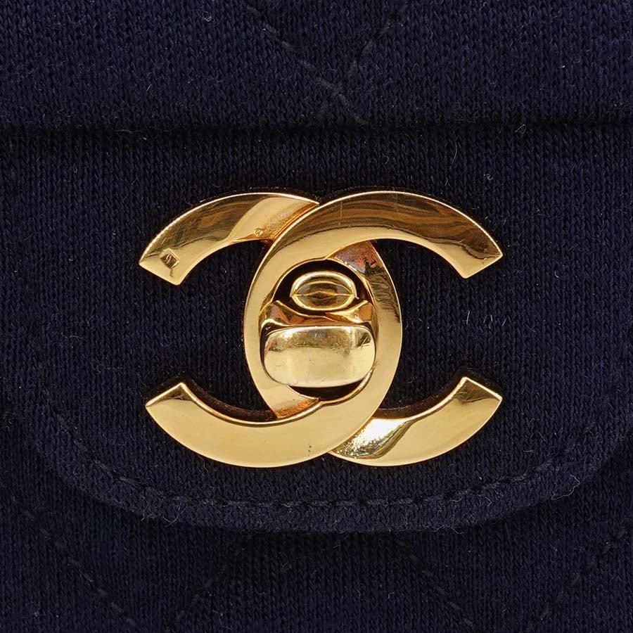 Chanel Vintage CC Lock Gold Stamp