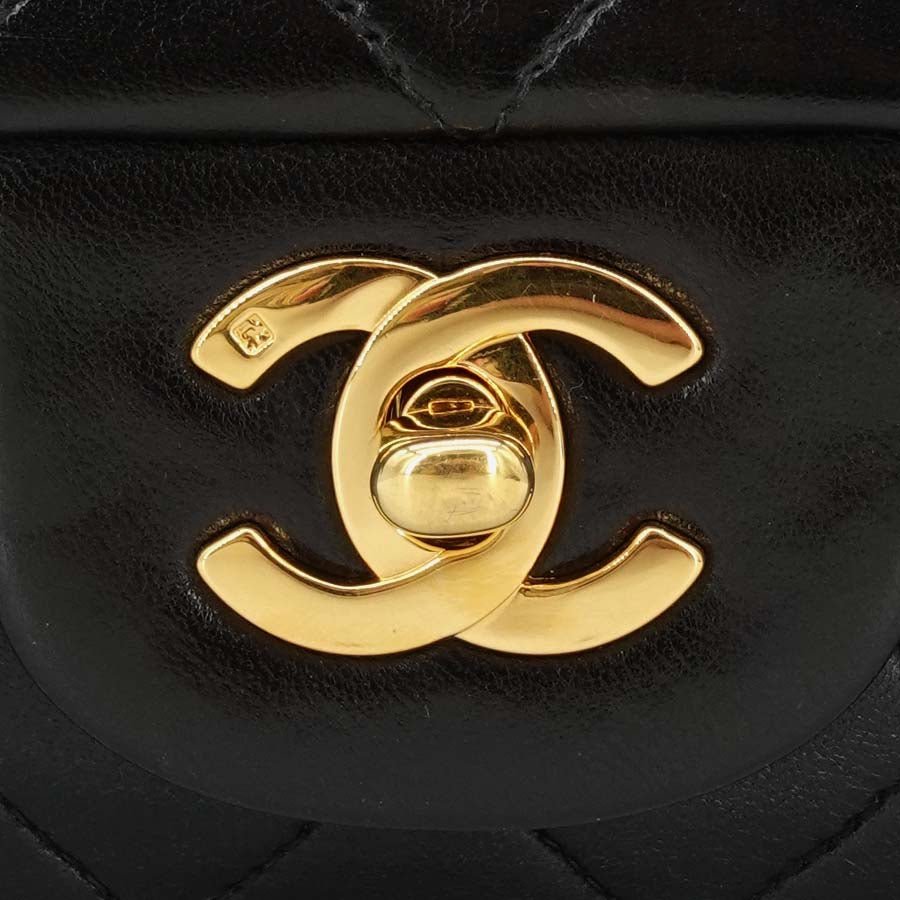 Chanel Vintage CC Lock Gold Stamp