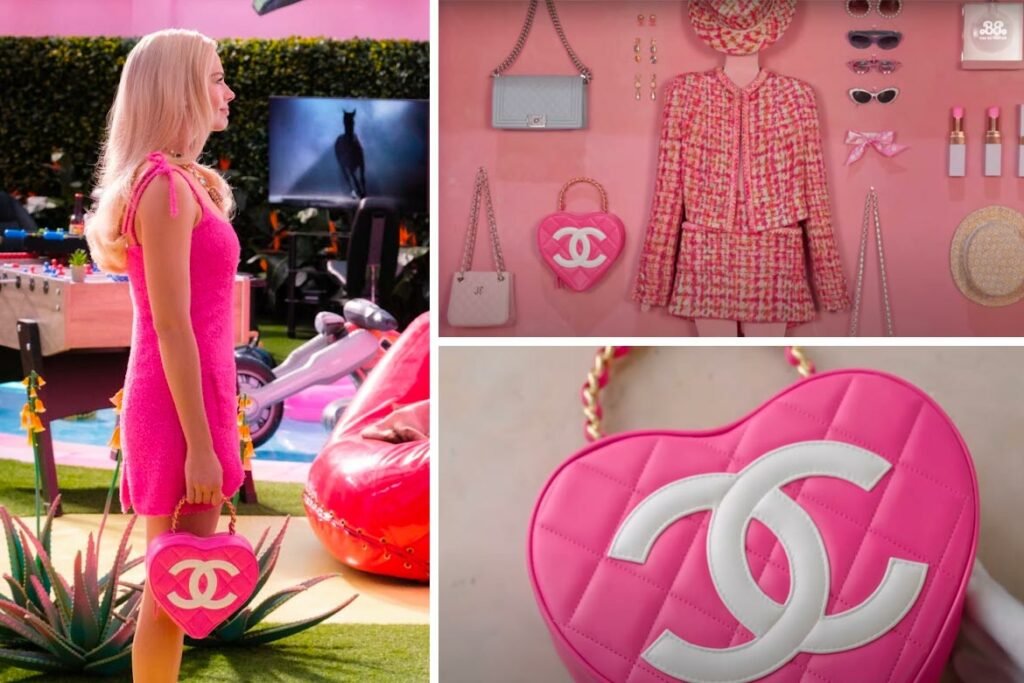 Barbie Heart Shape Pink Chanel Bag