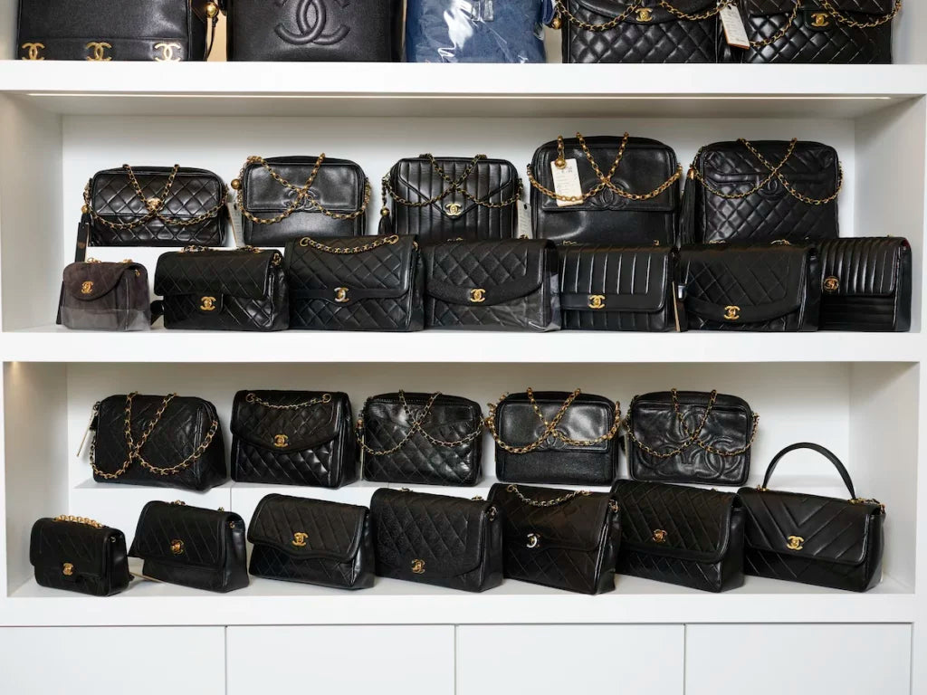 Vintage Chanel Classic Flap and Camera bag comparison