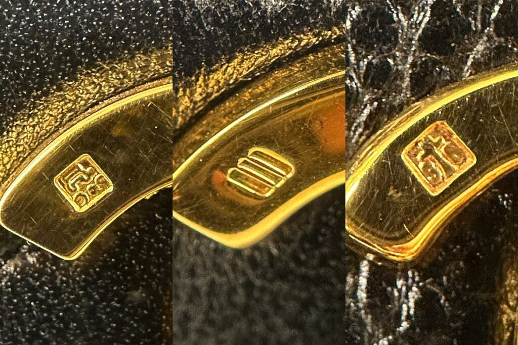 CHANEL vintage hallmark on hardware