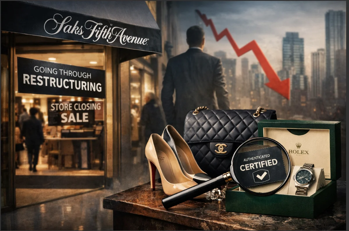 Saks Global front view - Saks Global bankruptcy