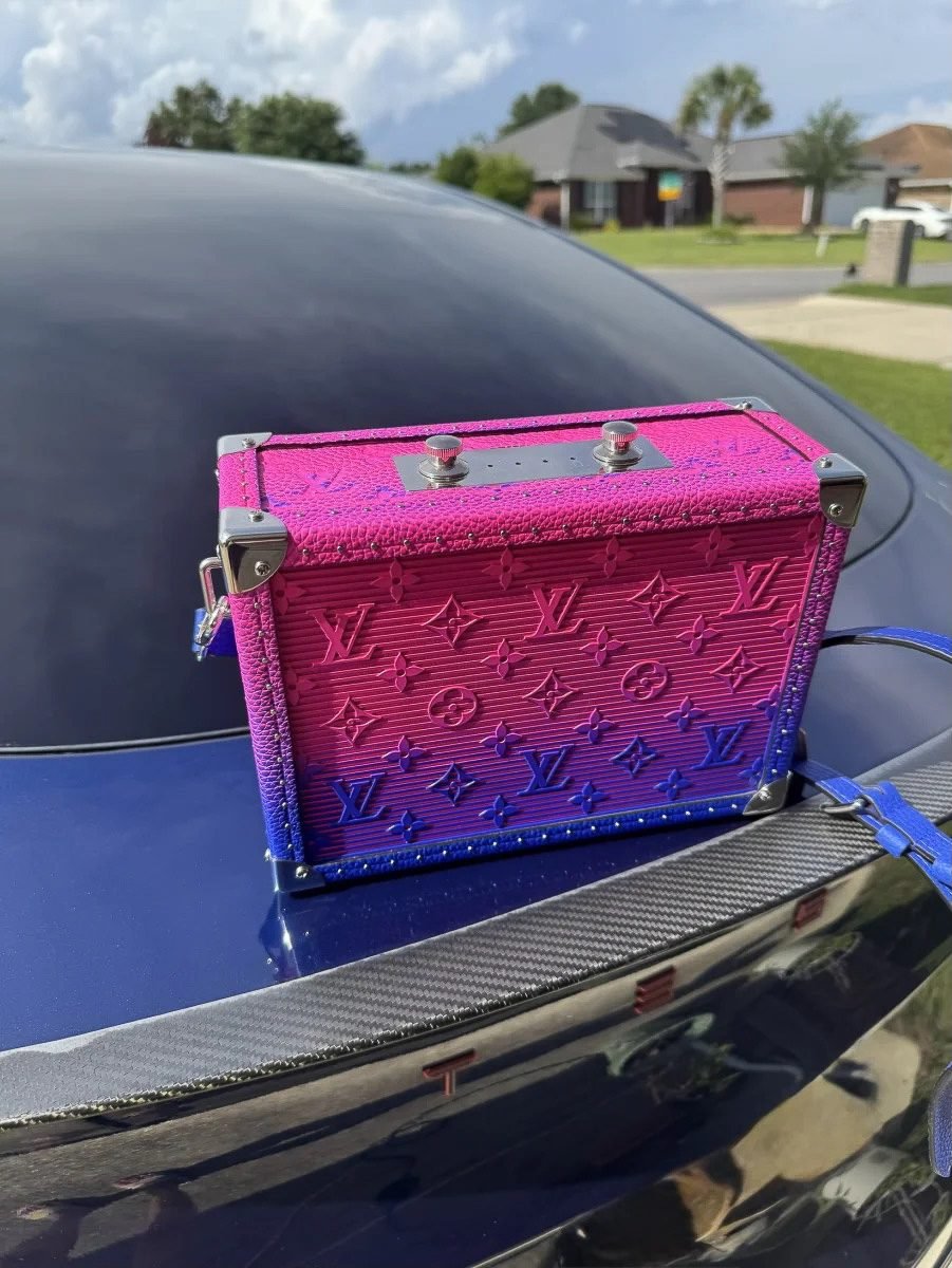 Louis Vuitton Monogram Illusion Speaker Trunk
