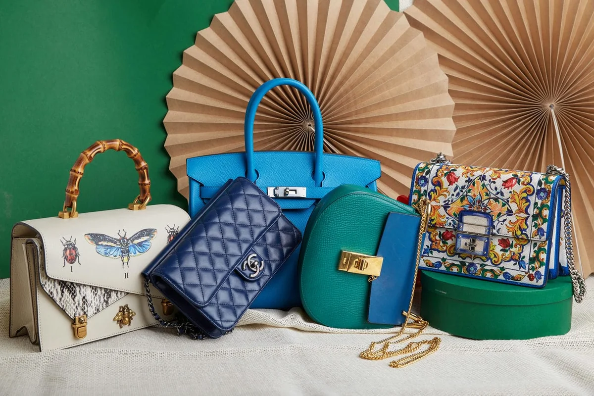 history of handbags side view